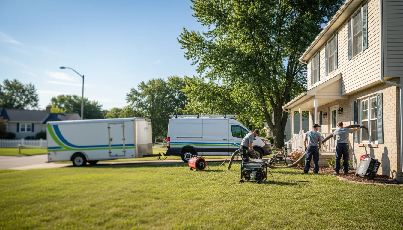 Flooded Basement Restoration And Cleanup With Repair in Jamestown, ND near me